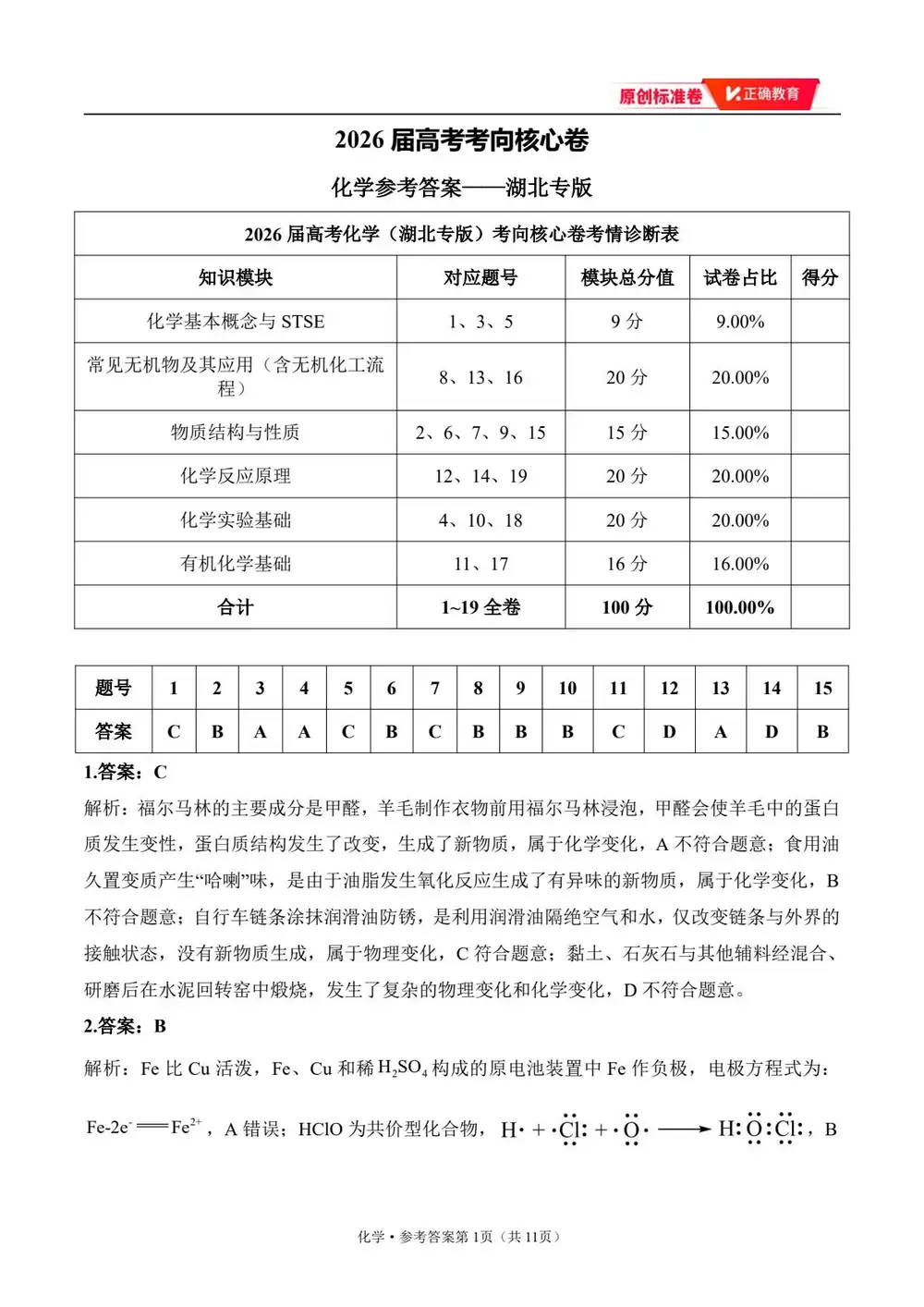 2026版高中《正确教育》考向核心卷(全科)(完结・各地版本) PDF封面