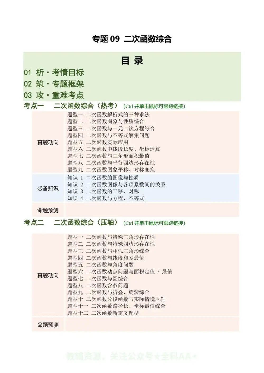 2026版初中《中考二轮复习讲练测》(数学)(全国版) PDF封面