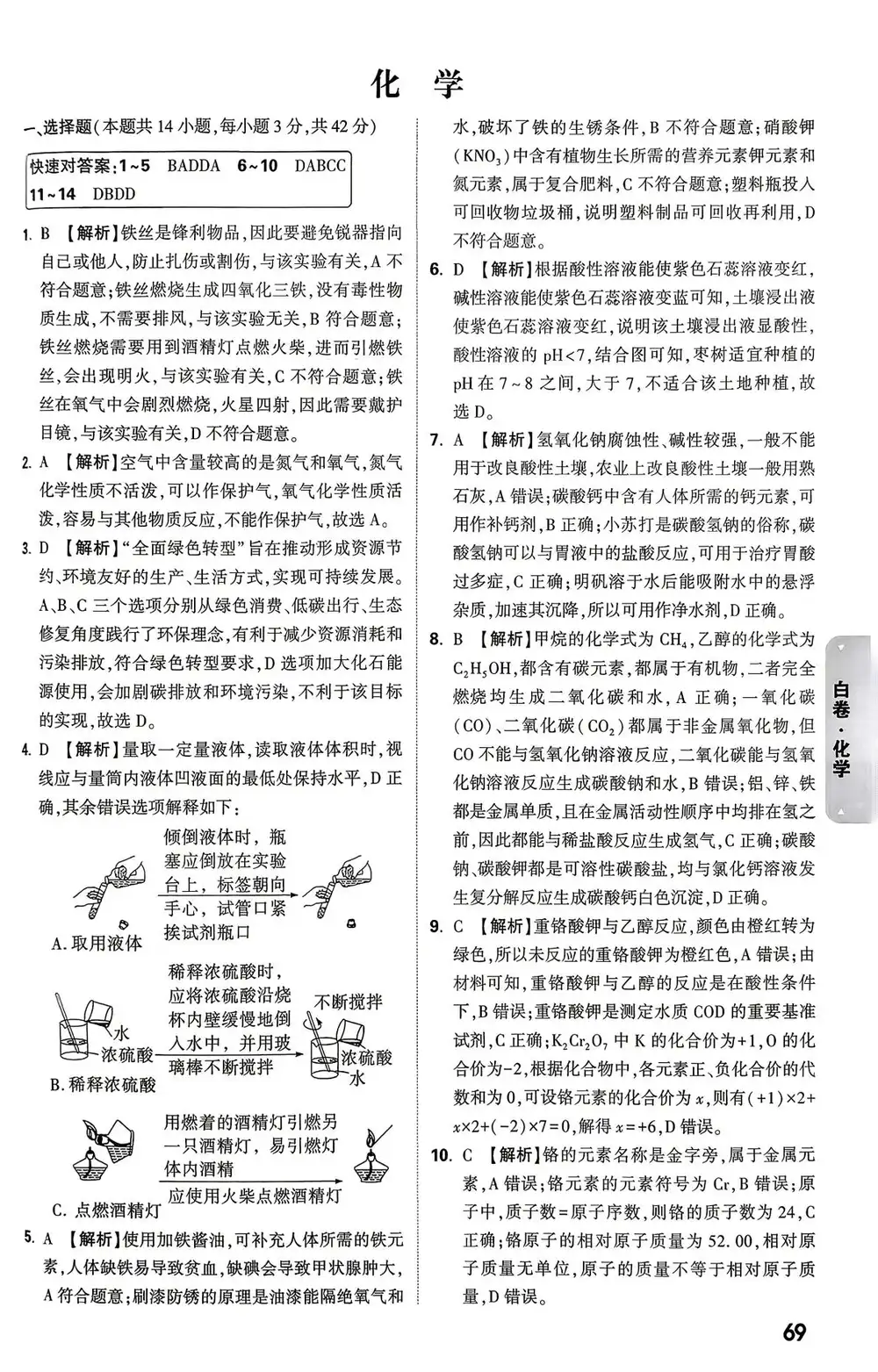 2026版初中《万唯黑白卷》7科全套（云南） PDF封面