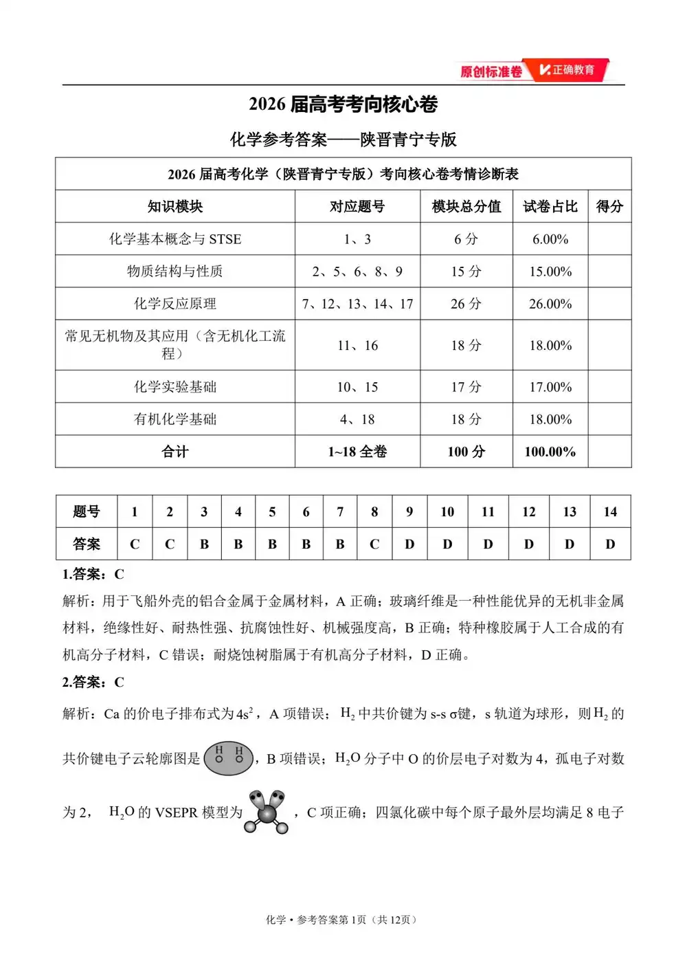 2026版高中《正确教育》考向核心卷(全科)(完结・各地版本) PDF封面