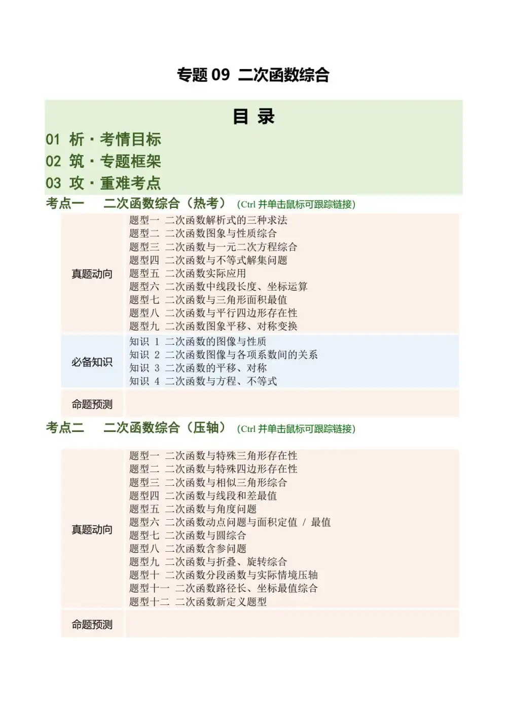 2026版初中《中考二轮复习讲练测》(数学)(全国版) PDF封面