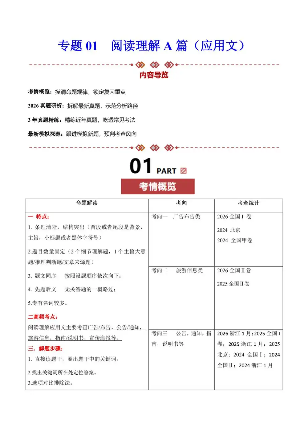 2026【上好课】真题题源解密(高考)(英语)(全国通用)(更新中) 文件封面