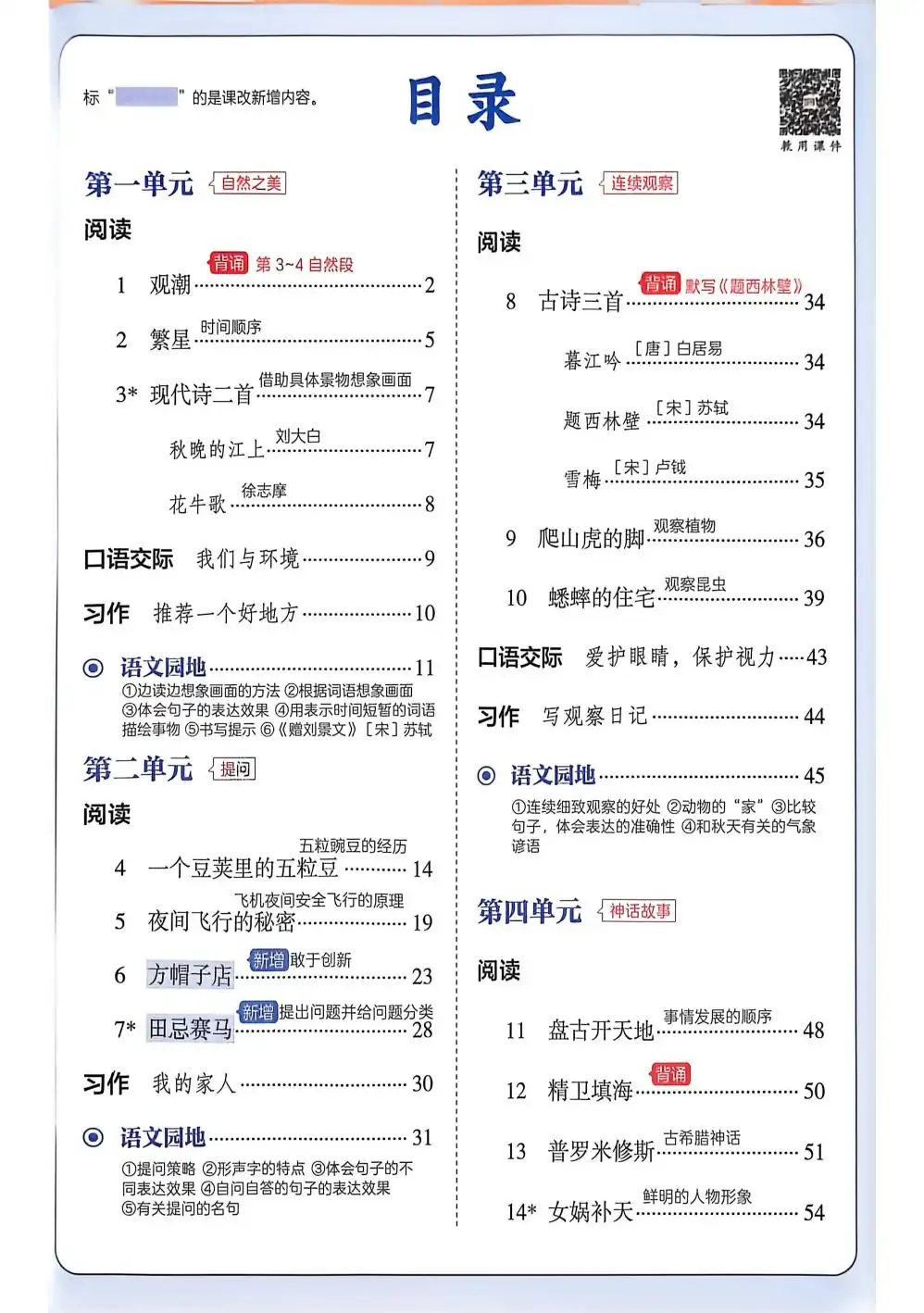 2027《课堂笔记》(4-6年级上)(语文)(人教版) 文件封面