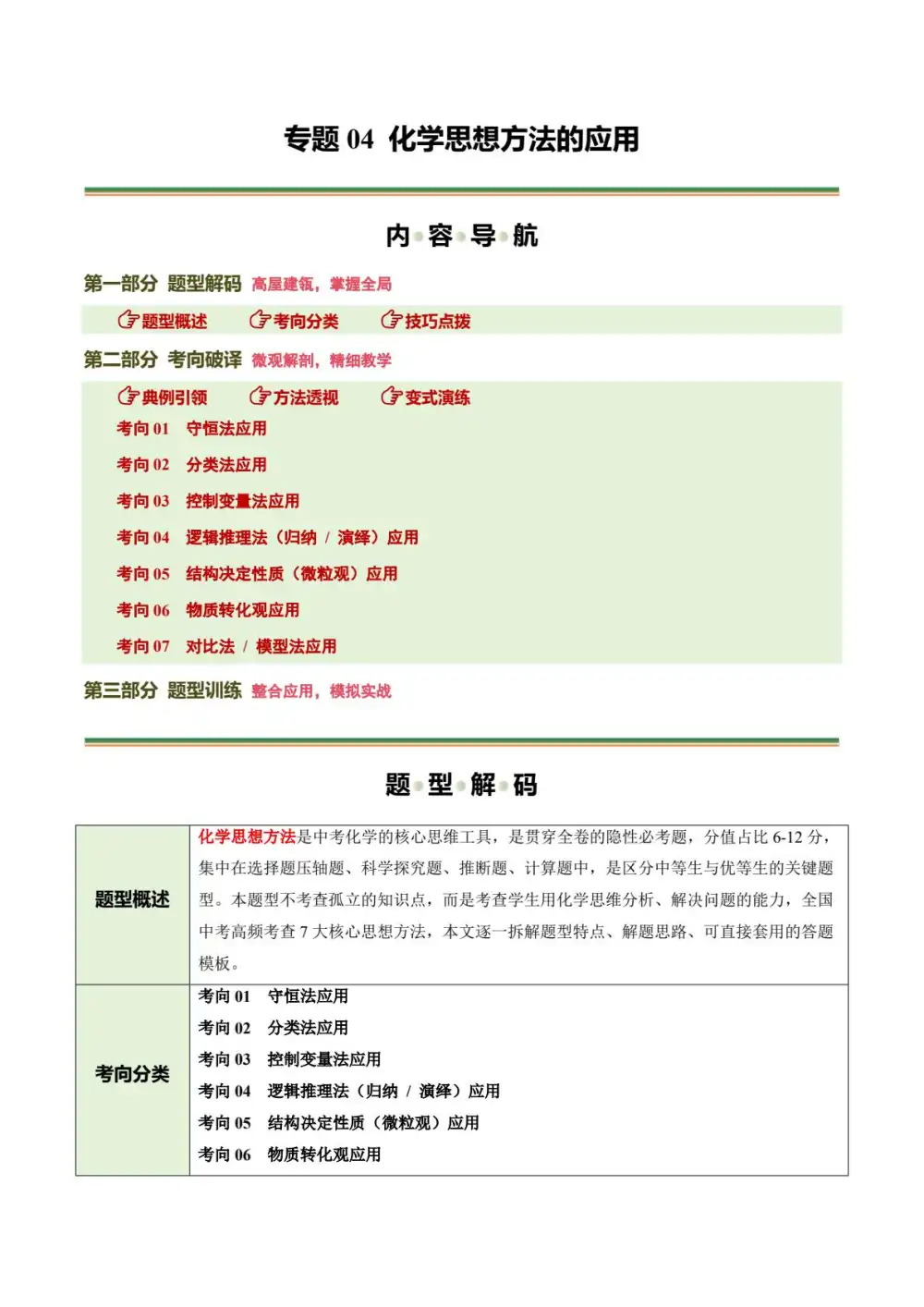 2026版初中《中考化学二轮复习讲练测》全国通用(化学) PDF封面