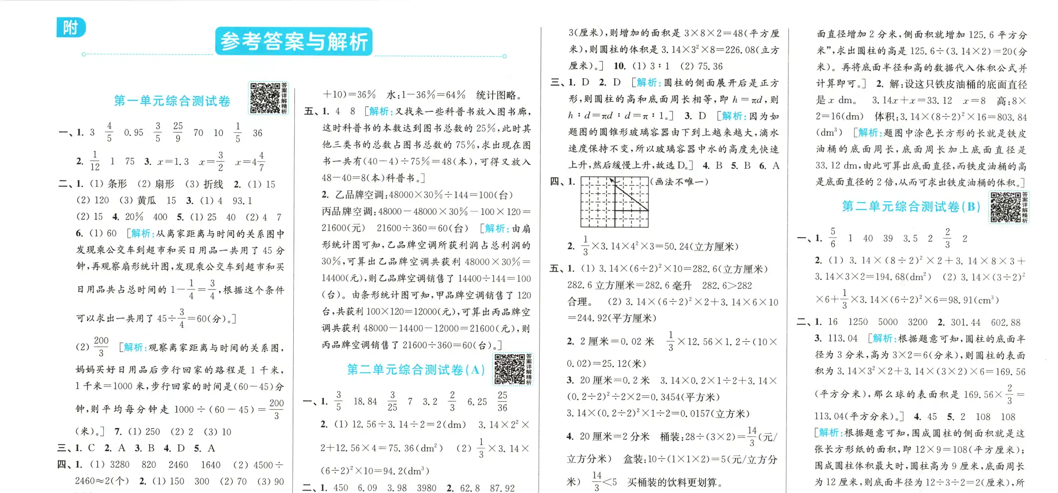【小学】2026春小学《亮点给力大考卷》1-6年级下册 (语文、数学、英语) PDF封面