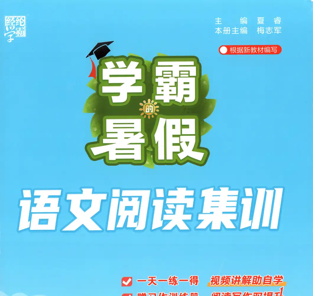 2026《经纶学霸•学霸的暑假语文阅读集训》(1-6年级)(语文) PDF封面