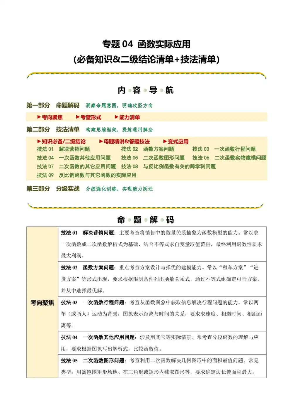 2026版初中《中考二轮复习讲练测》(数学)(全国版) PDF封面