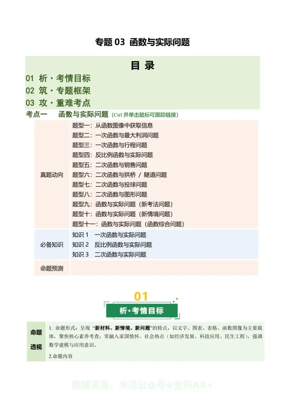 2026版初中《中考二轮复习讲练测》(数学)(全国版) PDF封面