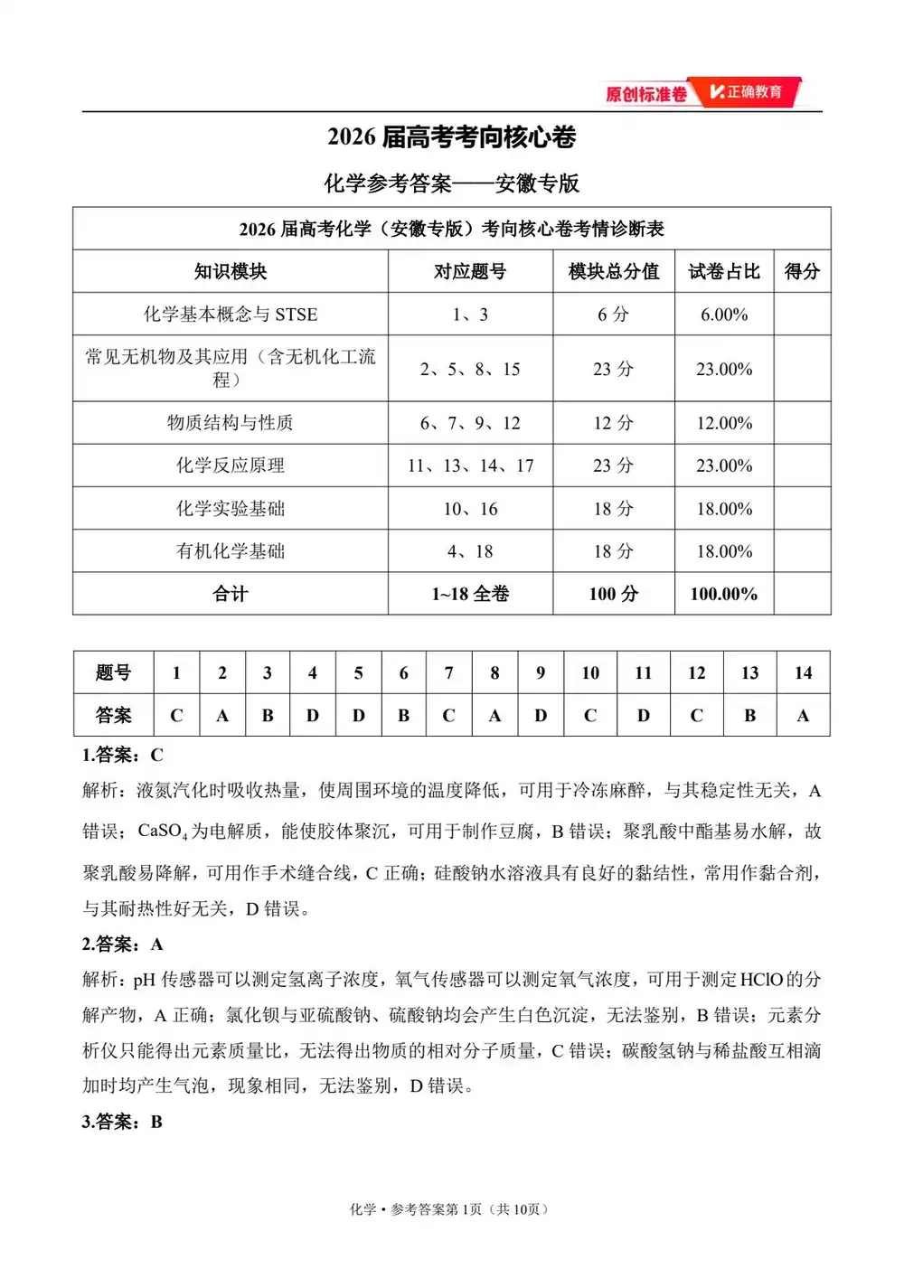 2026版高中《正确教育》考向核心卷(全科)(完结・各地版本) PDF封面