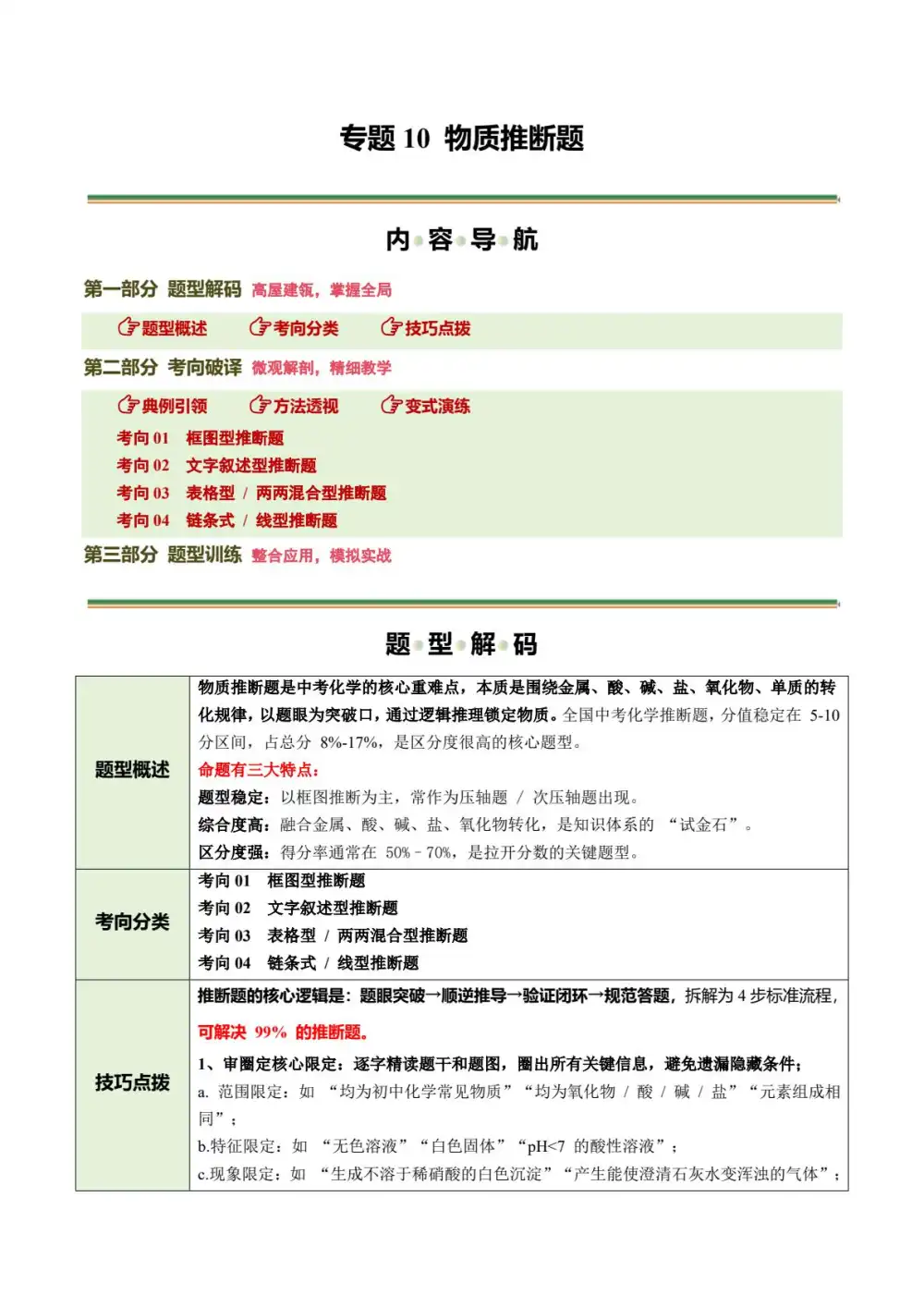 2026版初中《中考化学二轮复习讲练测》全国通用(化学) PDF封面