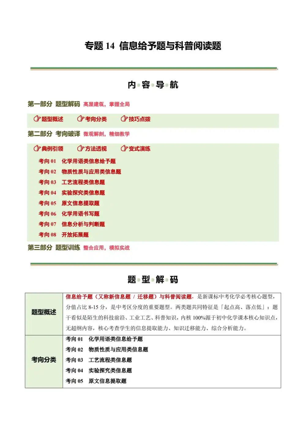 2026版初中《中考化学二轮复习讲练测》全国通用(化学) PDF封面