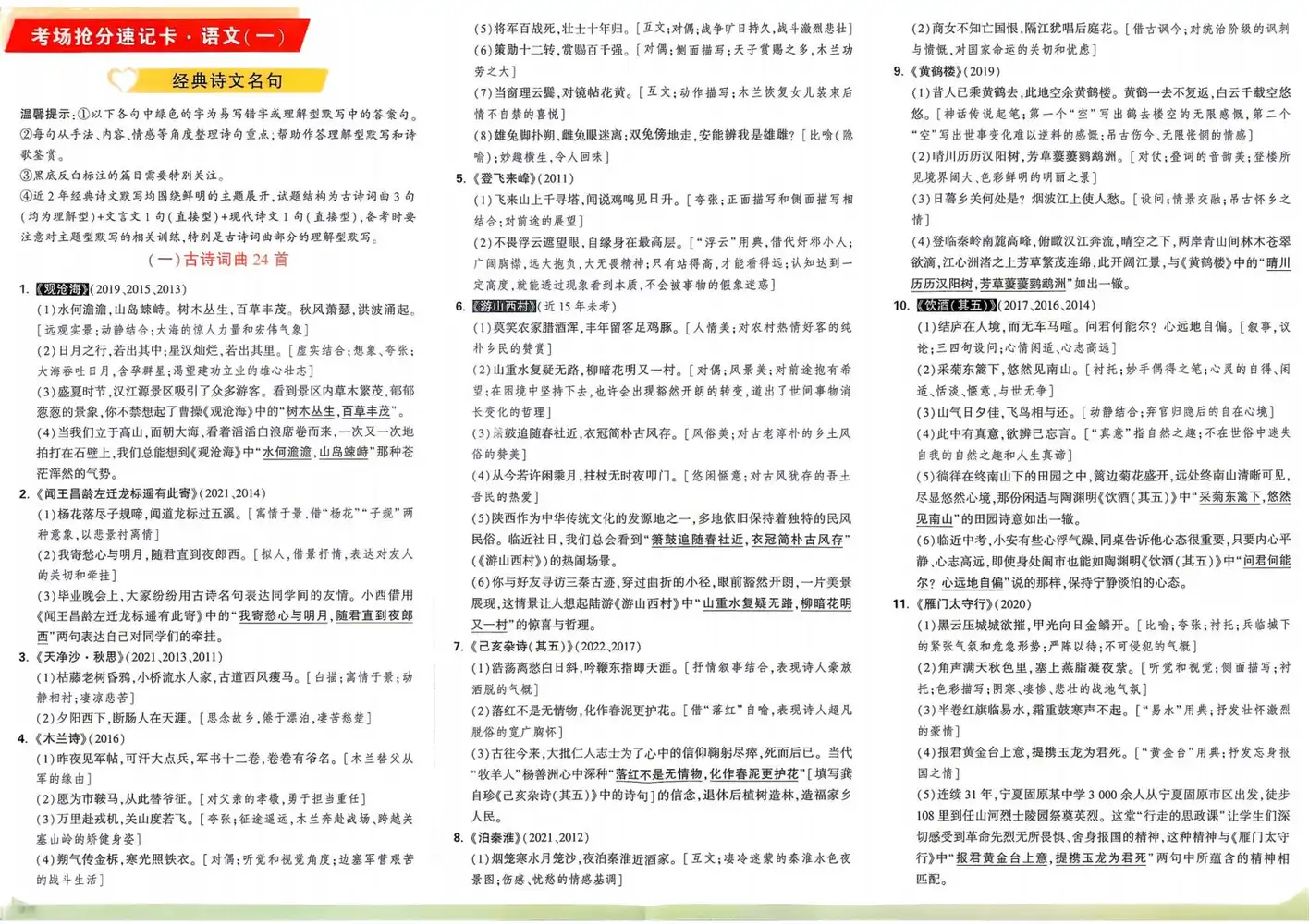 2026《万唯•中考定心卷》(中考)(7科全)(陕西版) PDF封面
