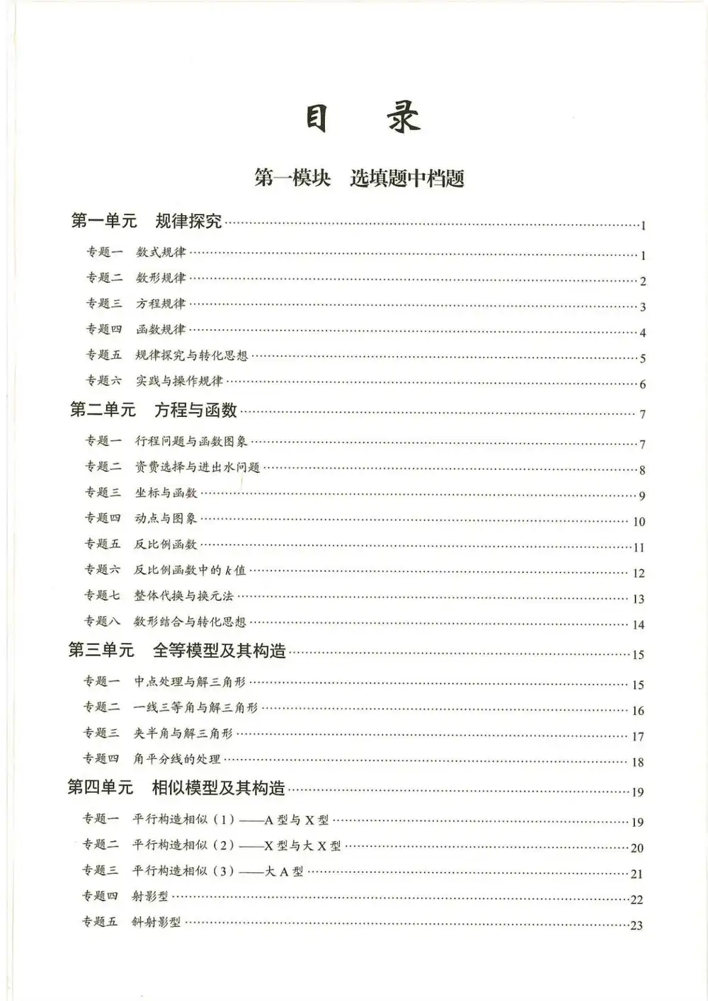 2026春初中《核心考点中考专题复习》9年级（数学） PDF封面