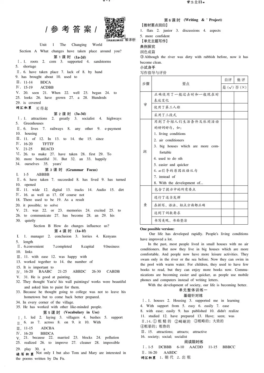 2027《全品•作业本》(9年级上)(英语)(吉林省人教版) PDF封面