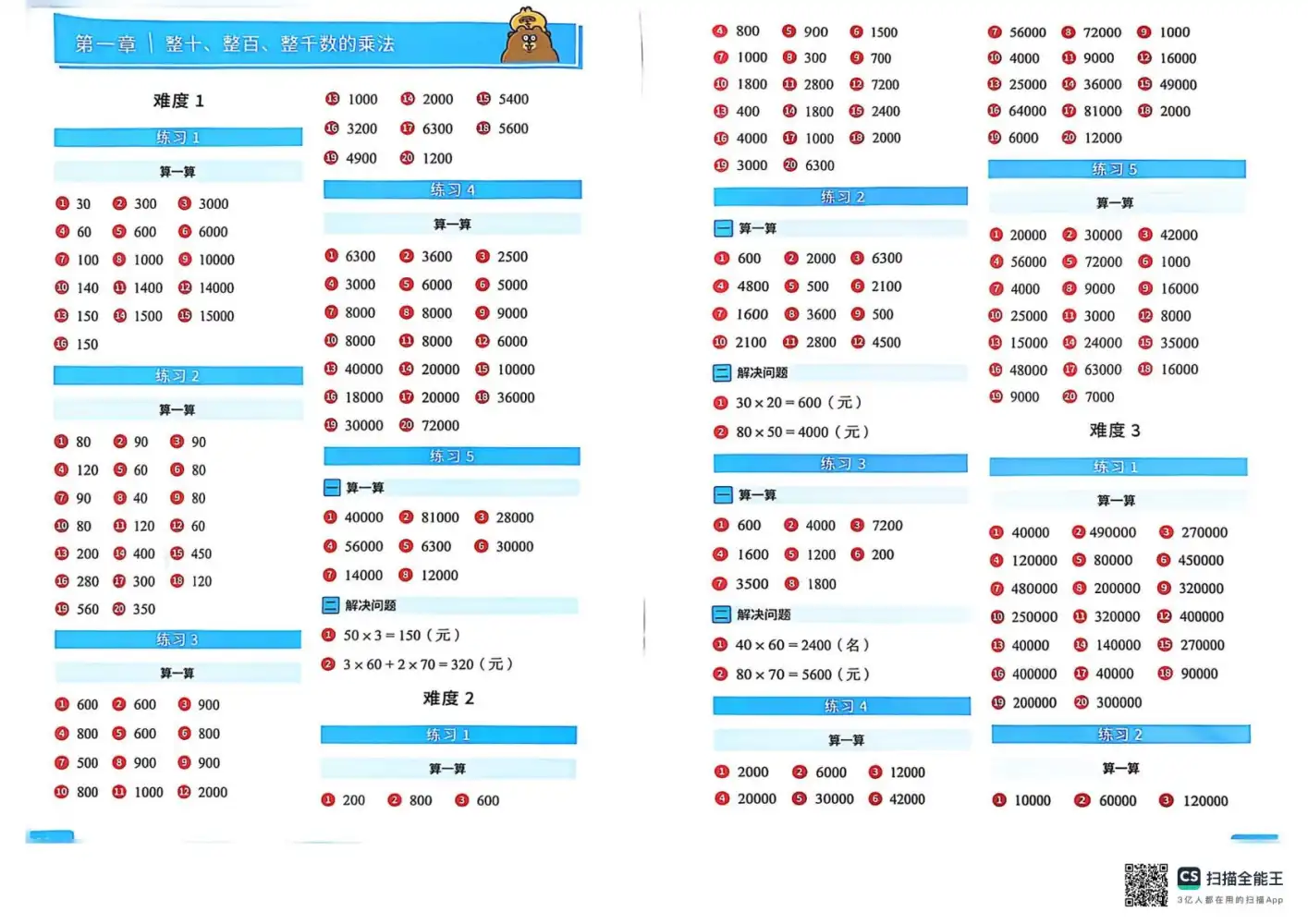 【小学】26春数学人教大基本功1-6年级下册 PDF封面