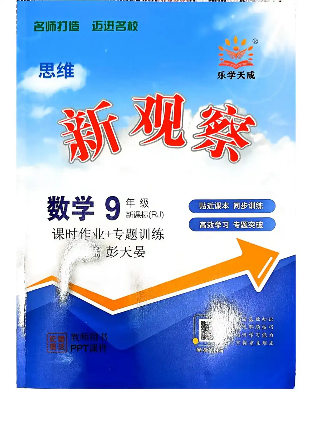 2027《乐学天成•思维新观察》（9年级全一册）（数学）（人教武汉版） 文件封面