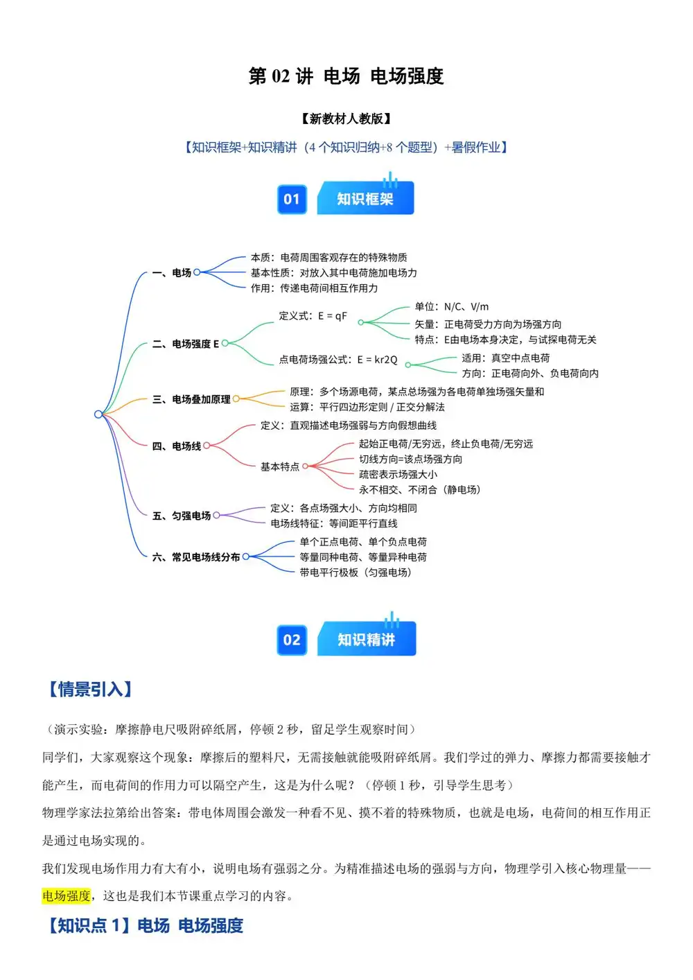 2026【上好课】暑假举一反三系列(高二)(物理)(人教版) 文件封面