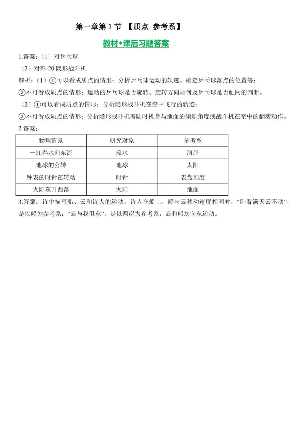 2026【暑假自学】精品讲义+教材习题+实战演练（高一）（物理）（必修一人教版）（完结） 文件封面