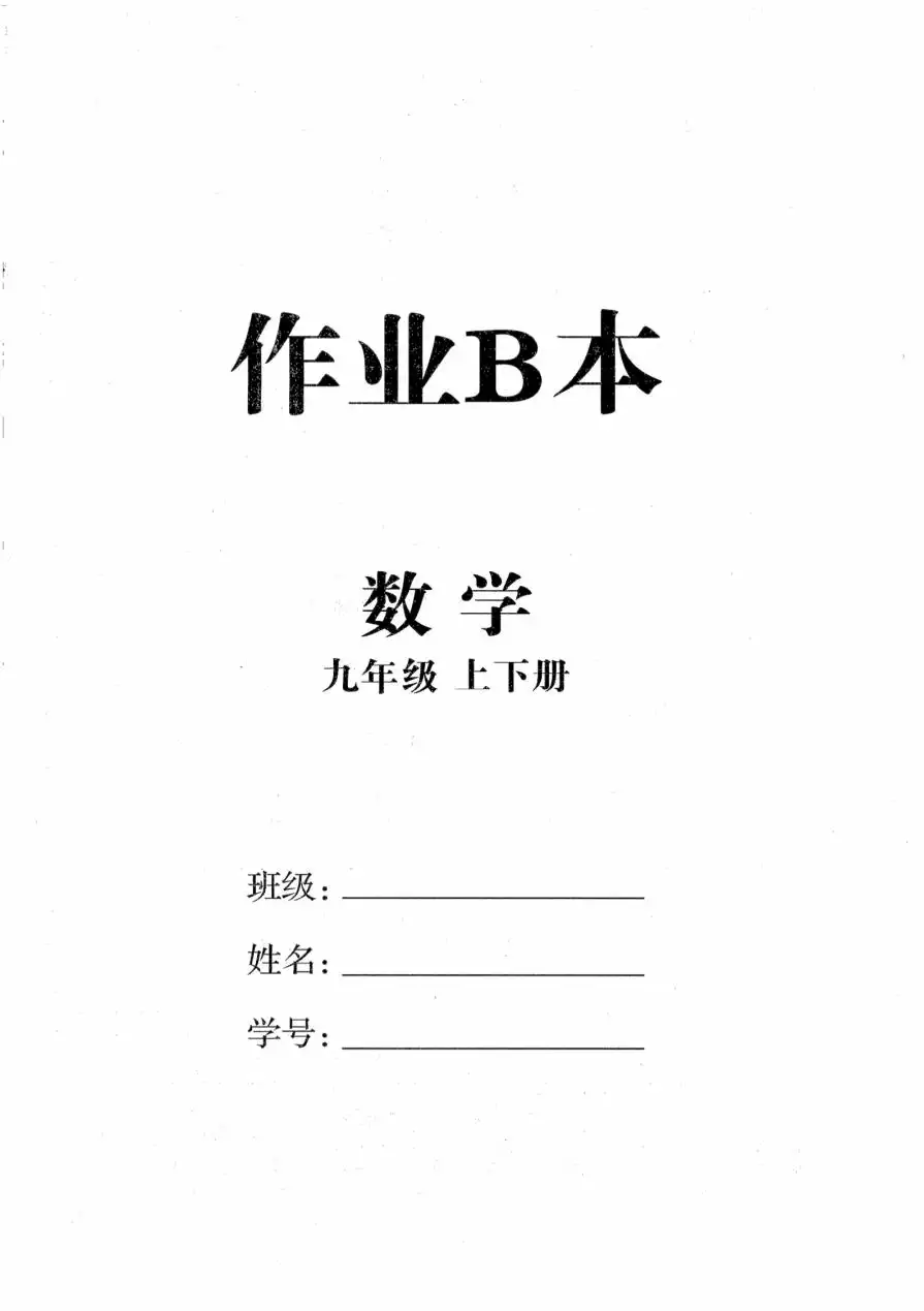 2027《全效学习•AB本》(9年级全一册)(数学)(浙教版) 文件封面